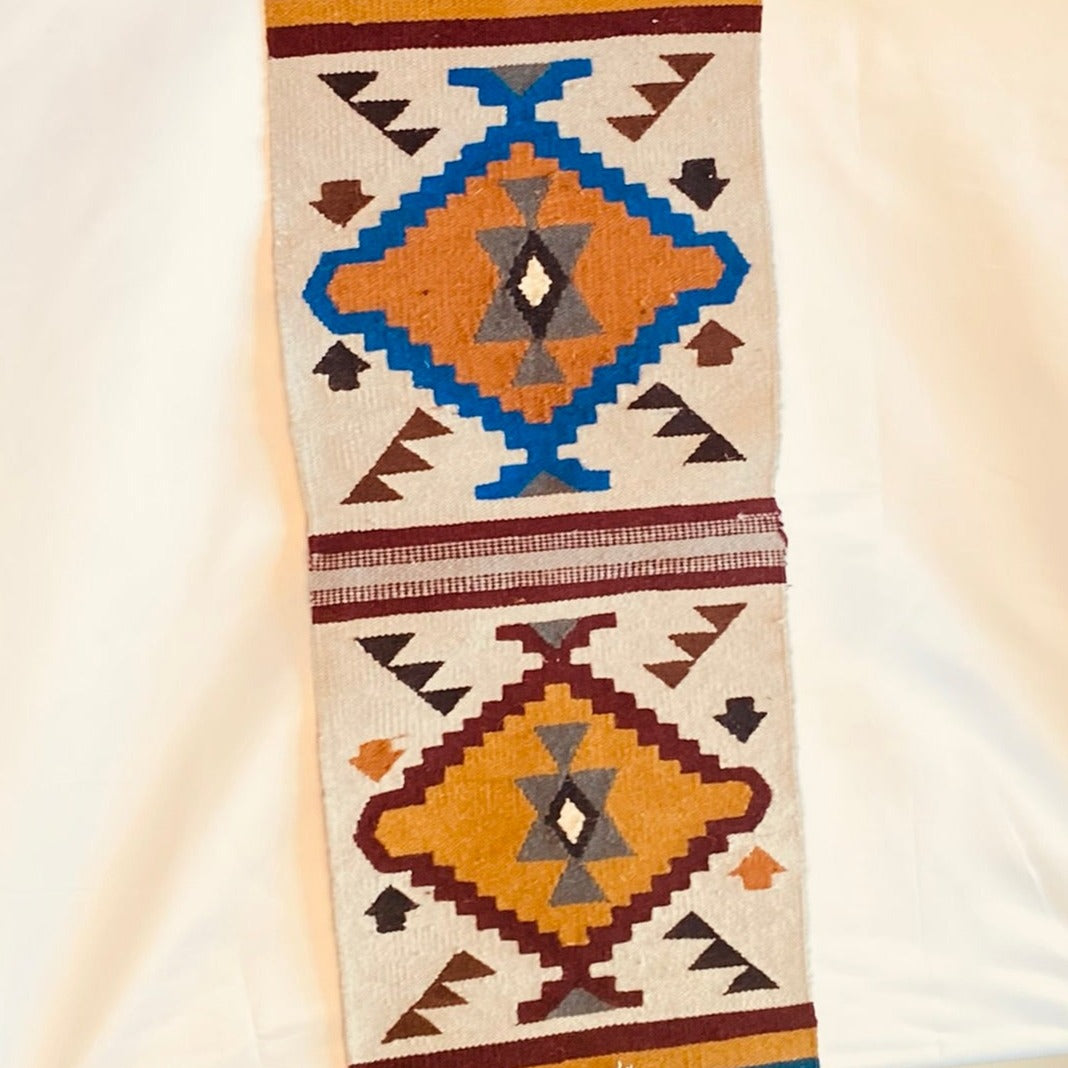 Egypt Handmade Kilim Runner Spelling Art in Silence