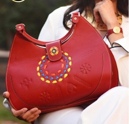 Elegance in Every Stitch: Leather & Stitches Bags - Nuba Arts