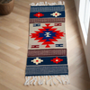 Egypt Accent Hallway Kilim Runner  Spelling Art in Silence