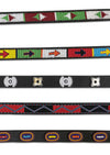 Leather Beaded Belt - Nuba Arts