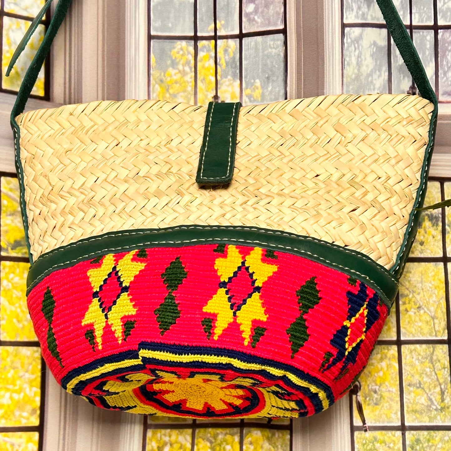 Nature's Embrace: Upcycled Palm Tree Bags