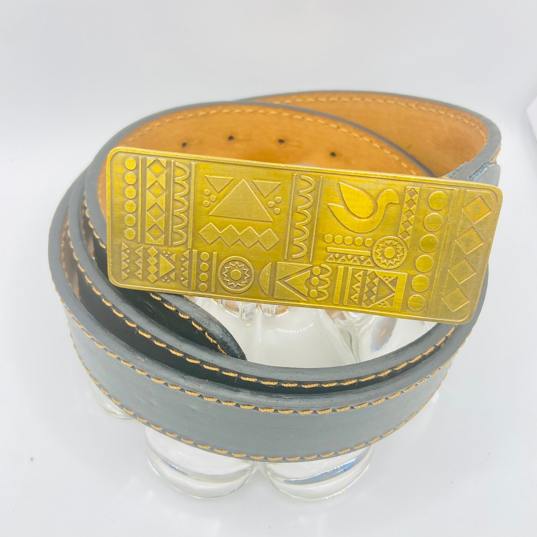 Empowering Artisans: Handcrafted Leather Belts with a Touch of Gold - Nuba Arts