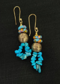 Earrings Turquoise - Nuba Arts