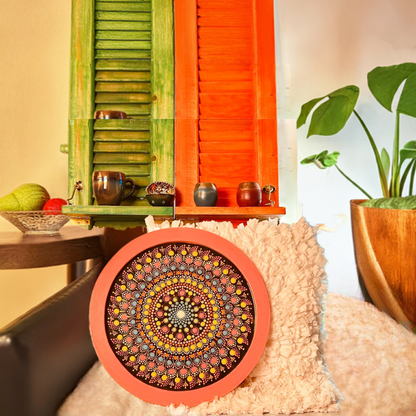 Artistry in Every Corner: Mandala Tray